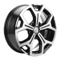 Khomen Wheels KHW1710 6,5x17 5x112 ET50 66,6 Black-FP